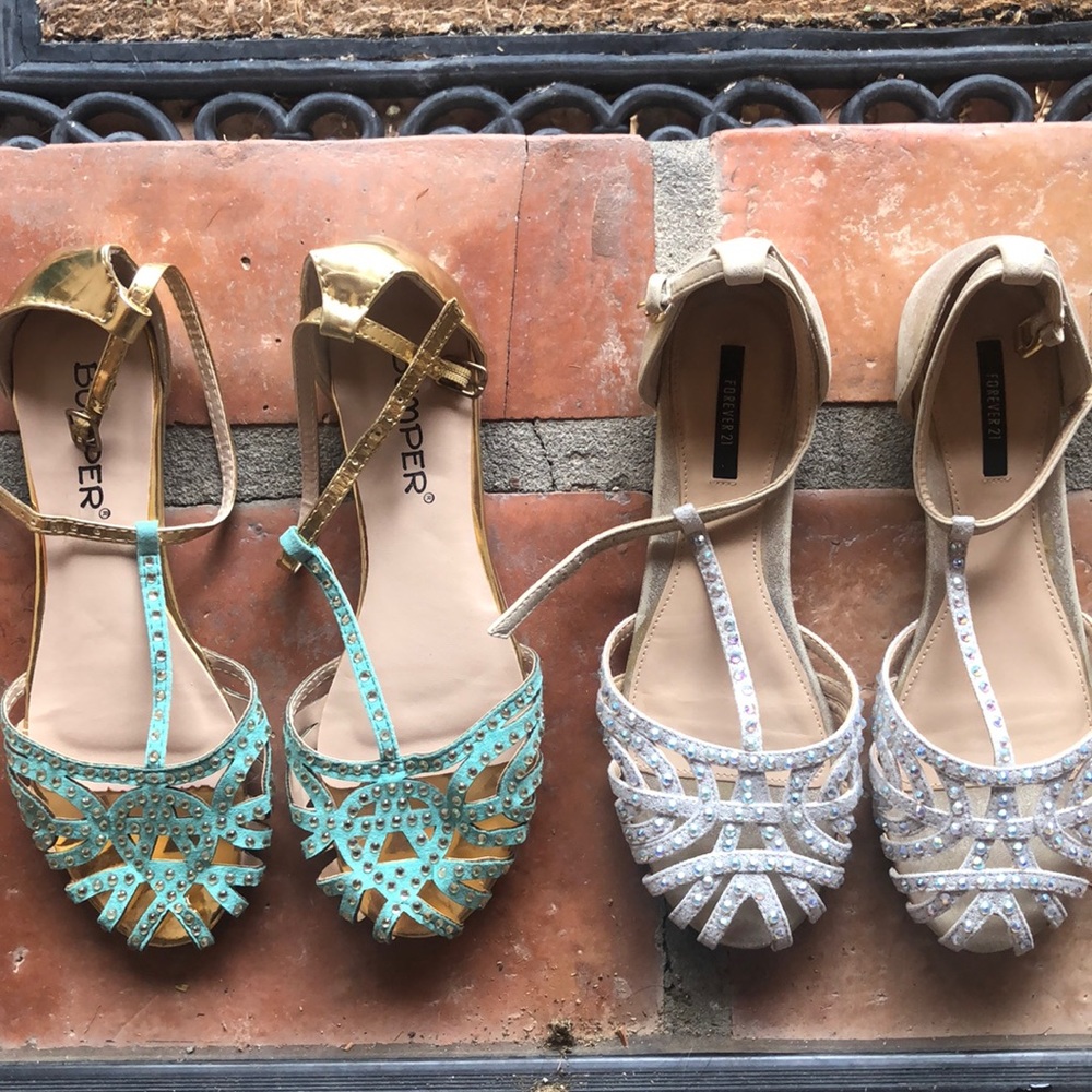 A set of sparky sandals Size 6 Excellent condition